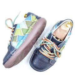 クリスチャンルブタン ピックボード スパイク レザー ブラック EU42  