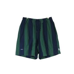 WTAPS ダブルタップス 24SS WUS 03/SHORTS/COTTON.SIGN 241ATDT-CSM42 ストライプ スウェット イージー ショーツ コットン サイン グリーン ハーフ ショート パンツ ボトムス サイズ02(M) jun