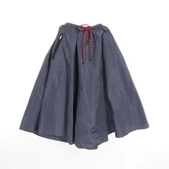 【used】miu miu グレー パープル　巻きスカート 38 used】miu miu グレー パープル 巻きスカート 38 - メルカリ