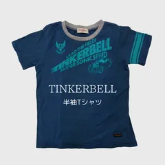 M1-01212【KIDS】TINKERBELL 半袖Tシャツ 男児 (120) ／青