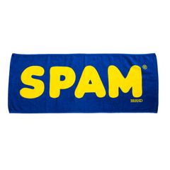 스팸 페이스 타월 SPAM 로고 레이디스 맨즈 당지 오키나와 한정 캐주얼 t셔츠 코데 spamt 포크