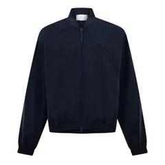 【送料無料】 リーボック メンズ ジャケット・ブルゾン アウター Pannelled Crinkle Track Jacket Navy