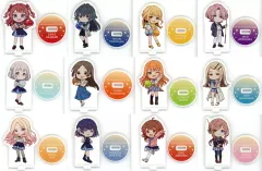 【中古】アクリルスタンド・アクリルパネル 全12種セット 「学園アイドルマスター×ROUND1 トレーディング ちびキャラ 放課後のお出かけver. アクリルスタンド」