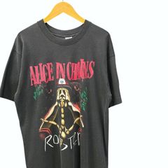 90s ビンテージ ALICE IN CHAINS 両面プリント バンド Tシャツ Lサイズ ブラック USA製 90年代 アリスインチェインズ ロックT バンT