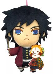 【中古】ぬいぐるみ 冨岡義勇・ラスカル コラボぬいぐるみ 「鬼滅の刃×ラスカル」