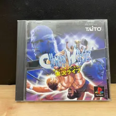 チャンピオンレスラー実況ライブ/CHAMPION WRESLER 実況ライブ PS1 プレステ ソフト mCC429 ● ★