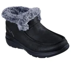 スケッチャーズ(SKECHERS) スリップインズ グレイシャル ウルトラ コージー ゲットアウェイ 23.5cm ブラック 144221-BBK