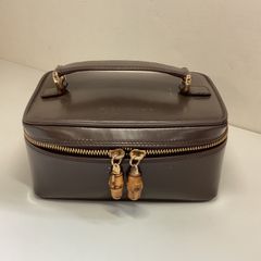 a1556 GUCCI【グッチ】 バンブー ハンドバッグ バニティバッグ - メルカリ