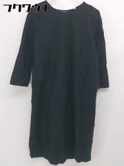 ◇ LAUTREAMONT ロートレアモン ラメ 七分袖 膝丈 ワンピース サイズ38 ブラック レディース 【中古】 【1102150006730】