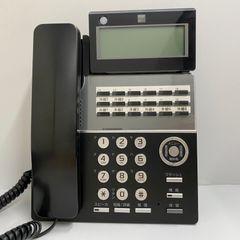 Ｊ0011 ビジネスホン サクサ TD810(K) 中古 ブラック 業務用 SAXA 18ボタン多機能電話機（黒）