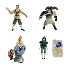 Disney MULAN ディズニー ムーラン フィギュア McDonald's ハッピーセット ミールトイ セット売り