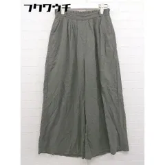 ◇ URBAN RESEARCH DOORS タック ワイド パンツ サイズOne カーキ レディース  【中古】 【1108270002096】