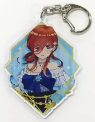 【中古】雑貨 中野三玖(カラードレス絵柄) アクリルキーホルダー 「五等分の花嫁」 アニメイト限定