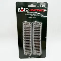 【KATO/カトー】2-290 HOユニトラック 曲線線路 R867-10゜(2本入) 鉄道模型【HO0278/60】[OJ]のサムネイル