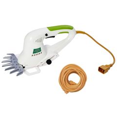 山善(YAMAZEN) 電動芝生バリカン AC電源 キワ刈り 両面駆動 刈込幅約160mm 刈込高さ調整15-30mm 延長コード10m付き 安全ボ