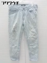 ◇ AZUL BY MOUSSY アズールバイマウジー クラッシュ ジーンズ デニム パンツ サイズM インディゴ レディース 【中古】 【1102020013578】