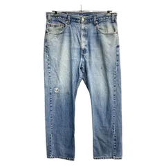 Levi's 505 デニムパンツ W38 リーバイス レギュラーフィット ビッグサイズ ライトブルー コットン 古着卸 アメリカ仕入 2503-1522