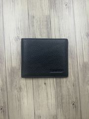 メンズ　財布　スリム　ブラック　二つ折り　カード収納