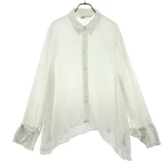 ZARA ザラ 長袖 シャツ M ホワイト レディース 古着