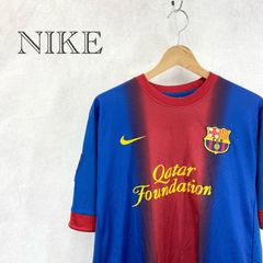 激レア♪ バルセロナ リオネルメッシ Tシャツ リンガーT サッカー M 青 