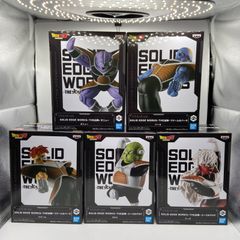 未開封　ドラゴンボールZ　５点セット　SOLID EDGE WORKS-THE出陣　ギニュー　リクーム　バータ　ジース　グルド　プライズ　フィギュア　バンダイ　バンダイナムコ　バンプレスト