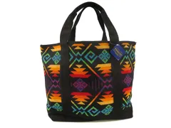 ペンドルトン PENDLETON ジャガード キャンバス トートバッグ ネイティブ柄 ブラック 鞄のサムネイル