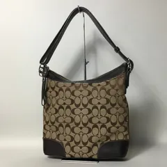 2506-273｜コーチ シグネチャー ショルダーバッグ ダークブラウン