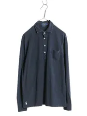 【お得なクーポン配布中!】 ポロ ラルフローレン フェザーウェイト メッシュ 長袖 シャツ メンズ M ワンポイント ポロシャツ 鹿の子 カットソー ボックス プルオーバー