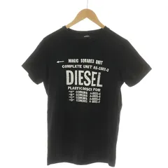 ディーゼル DIESEL T-DIEGO-B6 プリントTシャツ カットソー ラウンドネック M 黒 ブラック □GY19 /MQ - メルカリ