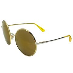 ドルチェ&ガッバーナ ドルガバ D&G DG2155 1293/13 サングラス アイウェア ラウンドフレーム ゴールド  ロゴ DOLCE&GABBANA