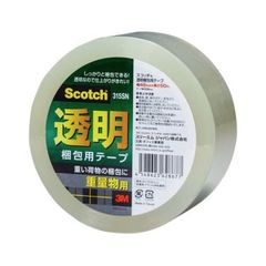 （まとめ） スリーエムジャパン 透明梱包用テープ 315シリーズ 重量物梱包用 