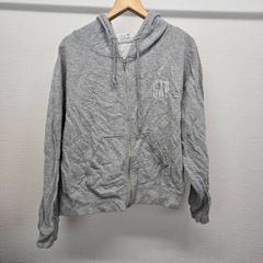 GAP フルジップアップパーカー XL グレー ヴィンテージ メンズ 古着 M-C-438