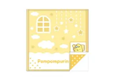 マル【送料無料】【サンリオキャラクターズ】ミニタオル【おふとんプリン】【ポムポムプリン】【たおる】【ハンドタオル】【ハンカチ】【子供】【キッズ】【雑貨】【グッズ】【かわいい】