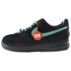 NIKE (ナイキ) ×TIFFANY&CO AIR FORCE 1 LOW 1837 BLACK DZ1382‐001 ティファニー エアフォース1 ローカットスニーカー ブラック/ブルー US7.5/25.5cmのサムネイル