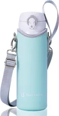 BottlePit 水筒カバー 500ml用 ショルダーストラップ付き(ミント)