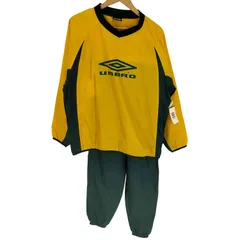 アンブロ UMBRO ロゴ プリント ナイロン L/S ゲーム シャツ 裾ジップ ナイロン パンツ セットアップ メンズ  M~Lのサムネイル