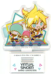 【中古】アクリルスタンド・アクリルパネル 鏡音レン×リトルツインスターズ 「プロジェクトセカイ カラフルステージ! feat. 初音ミク×サンリオキャラクターズ ミニキャラアクリルスタンドコレクション A」