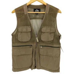 ファーストダウン FIRST DOWN ポリエステル メッシュ切替 フィッシングベスト メンズ import：M 