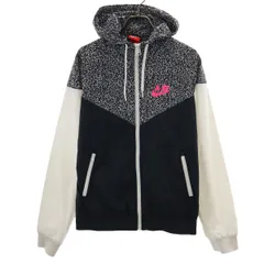 NIKE ナイキ ウインドブレーカー M ブラック ジャケット 裏メッシュ レディース 古着