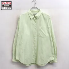 00s L.L.Bean ストライプ柄 長袖シャツ レディース 表記Lサイズ