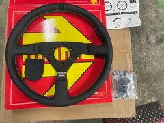 再入荷!!ラスト１本!!超希少!! US GReddy(GPP) × MOMO MONTE CARLO 350MM グレッディ×モモ コラボ モンテカルロ 35Φ 日本未発売 国内流通わずか