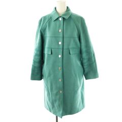 美品 BLUE LABEL CRESTBRIDGE シングル ベルテッドコート 美品】ブルーレーベルクレストブリッジ ロングコート ベルト