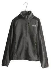 【お得なクーポン配布中!】 ノースフェイス フルジップ フリース ジャケット メンズ S 古着 The North Face アウトドア ブルゾン ジャンパー ハイネック 2トーン 黒 灰