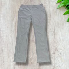 2291　パンツ　グレー　ストレッチ　後ろポケット　レディース　【L】