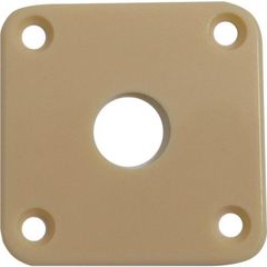 ジャックプレート Jack Plate - Fits Les Paul, Plastic, Cream