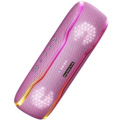 【新着商品】Bluetooth5.3 ブルートゥーススピーカー Bluetooth 大音量 ステレオ 超重低音 防水 防水 TWS ワイヤレススピーカー wirelessスピーカー speaker (ピンク)