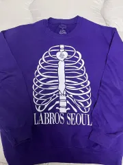 LABROS(ラブロス) ドクロ 紫 パーカー mのサムネイル