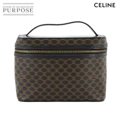セリーヌ CELINE　ポーチ 黒マカダム　トリオンフ　バニティ　ブラック rfstore_vcsa0264l