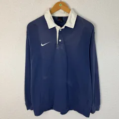 00s NIKE ナイキ サッカー メッシュ切替 ラガーシャツ ポロ Y2K 90s-00s NIKE Half Zip Polo Shirt / ナイキ ハーフジップポロ