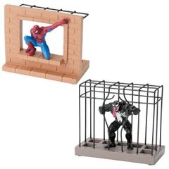 レア スパイダーマン ヴェノム アメコミ ブックスタンド ブックエンド